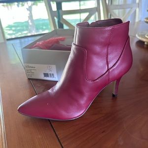 Red Sole Society heeled booties
